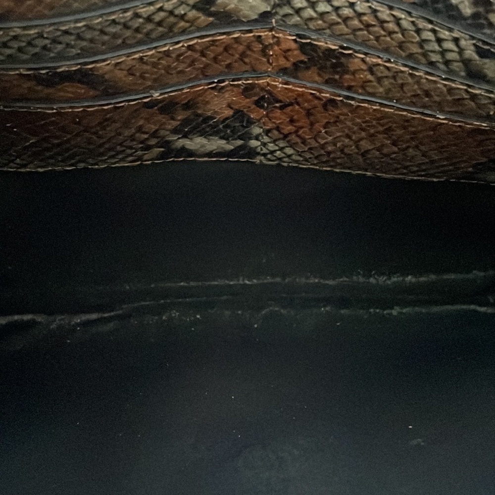 Zadig & Voltaire snake print crossbody‎ clutch bag - Picture 9 of 11